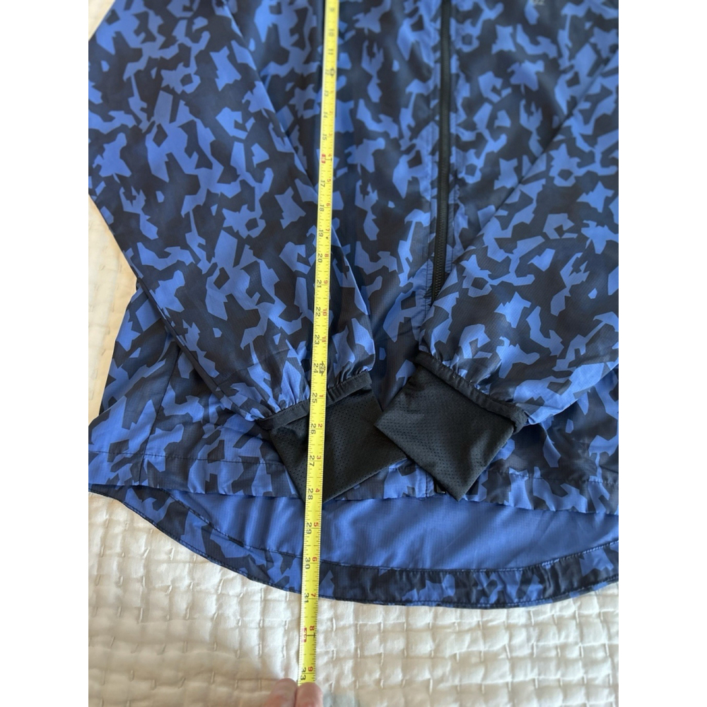 ZYIA ACTIVE Mens Black Blue Hooded Jacket L Ultra Lightweight - Picture 9 of 16